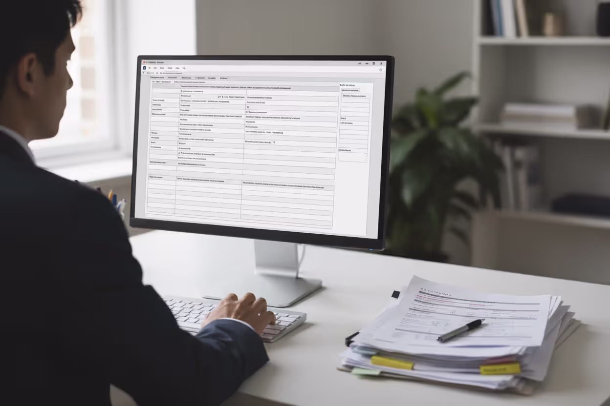 Taxpayer entering information into a manual online tax form