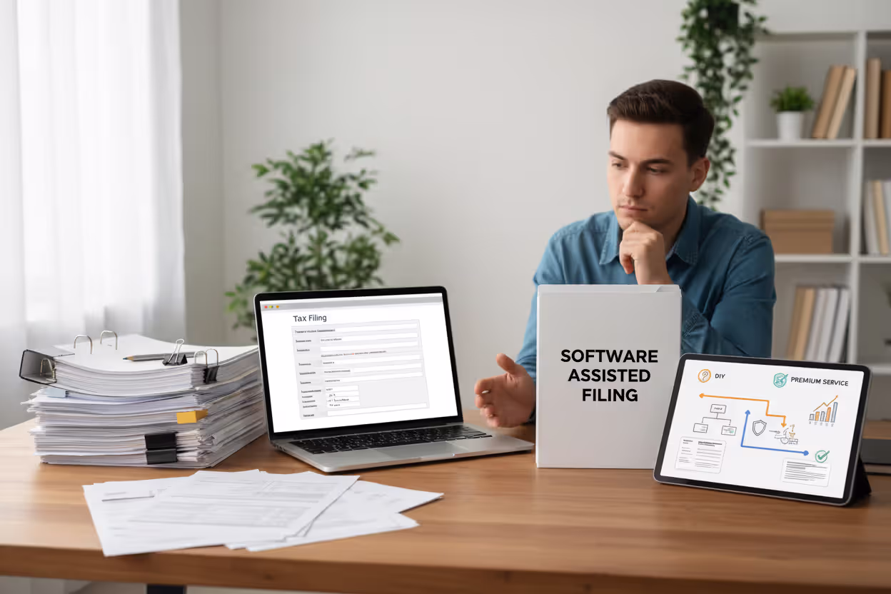 Comparing DIY online tax forms with tax software options