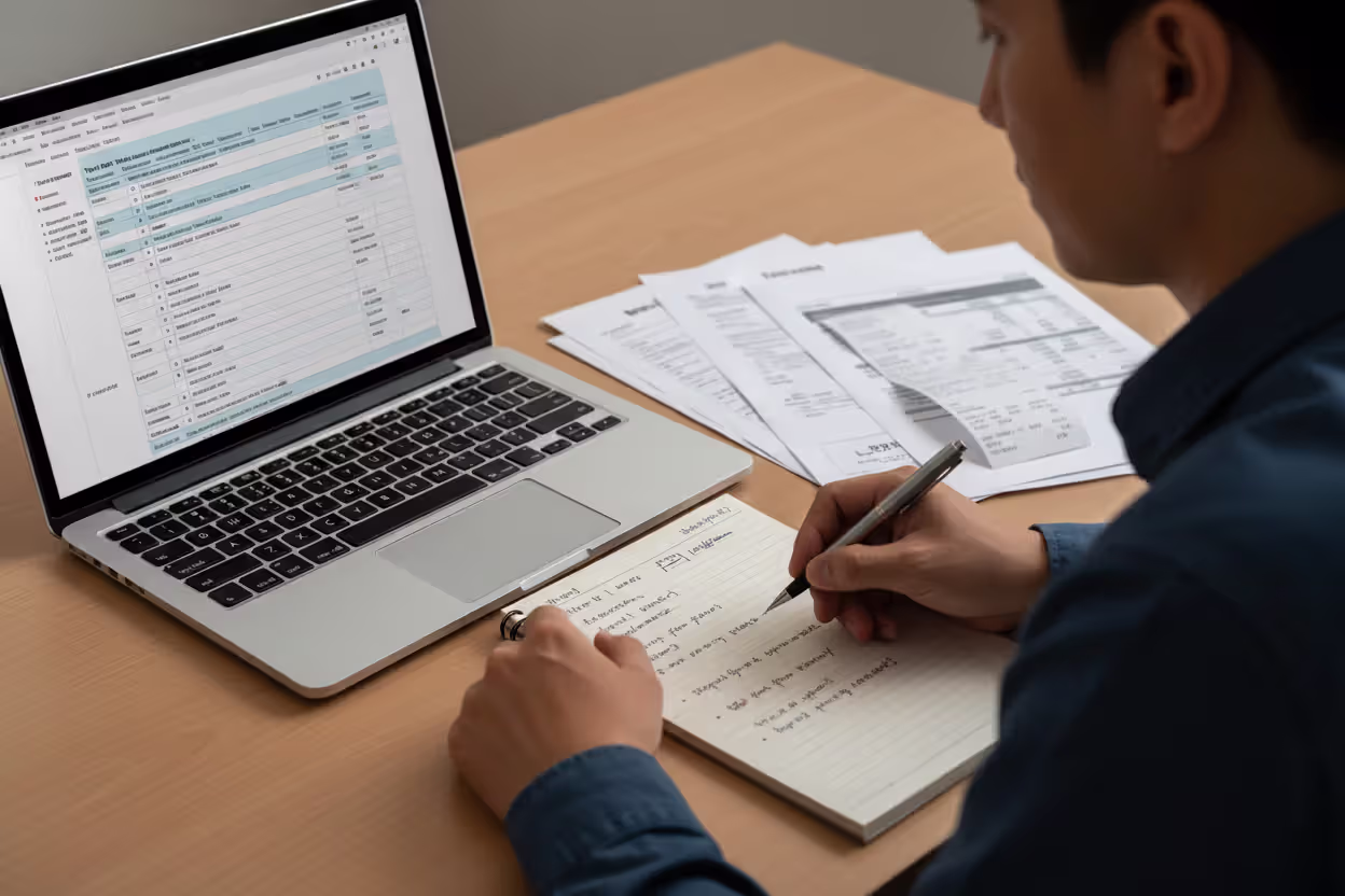 Reviewing tax forms before submitting an online return