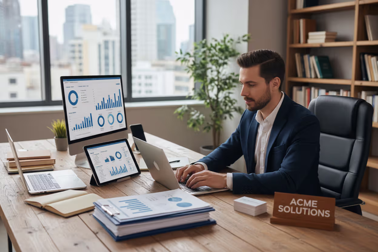 Small business owner choosing scalable tax software for growth