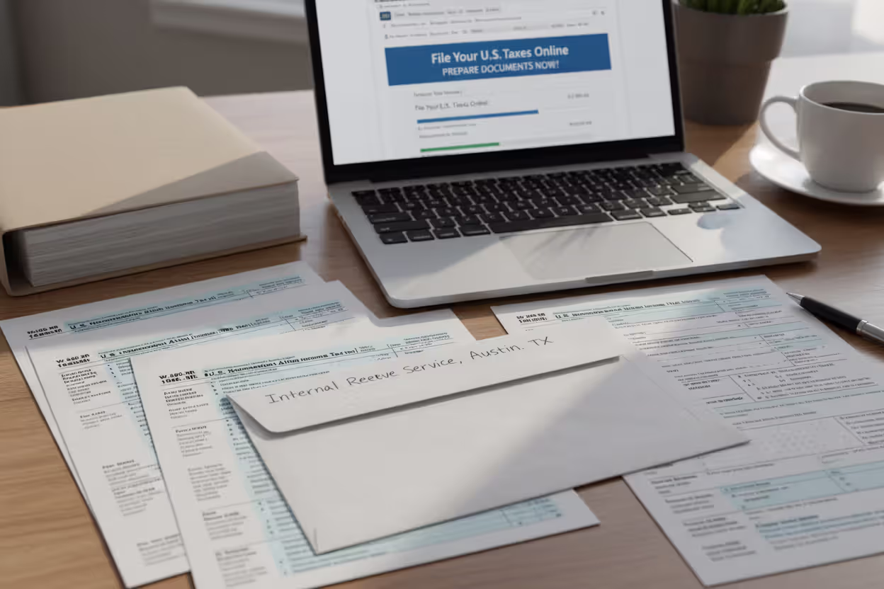 Preparing documents for nonresident US tax filing